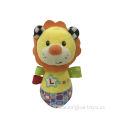 Yellow Lion Rattle Baby Toy